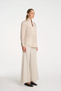 Mela Purdie Formal Shirt In Prosecco F620 8956 - Pre-Order April Delivery