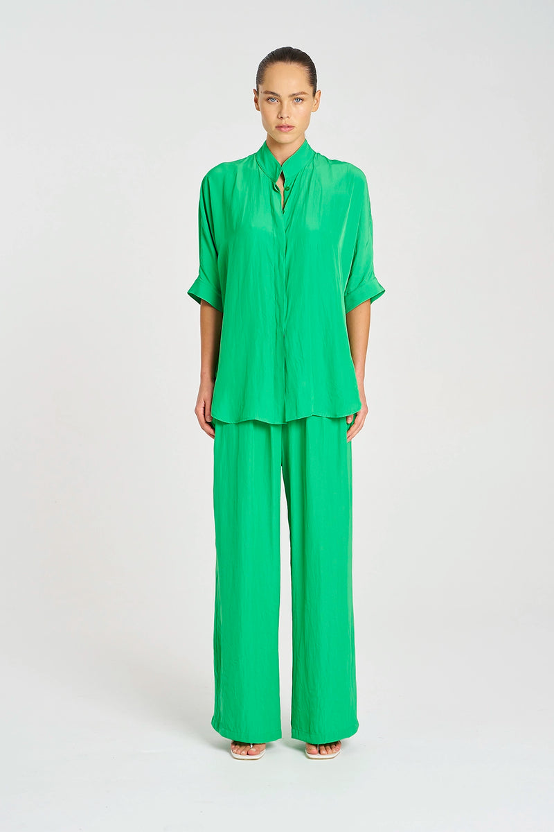 Mela Purdie Villa Overshirt in Palm F67 8801 - Pre-Order September Delivery