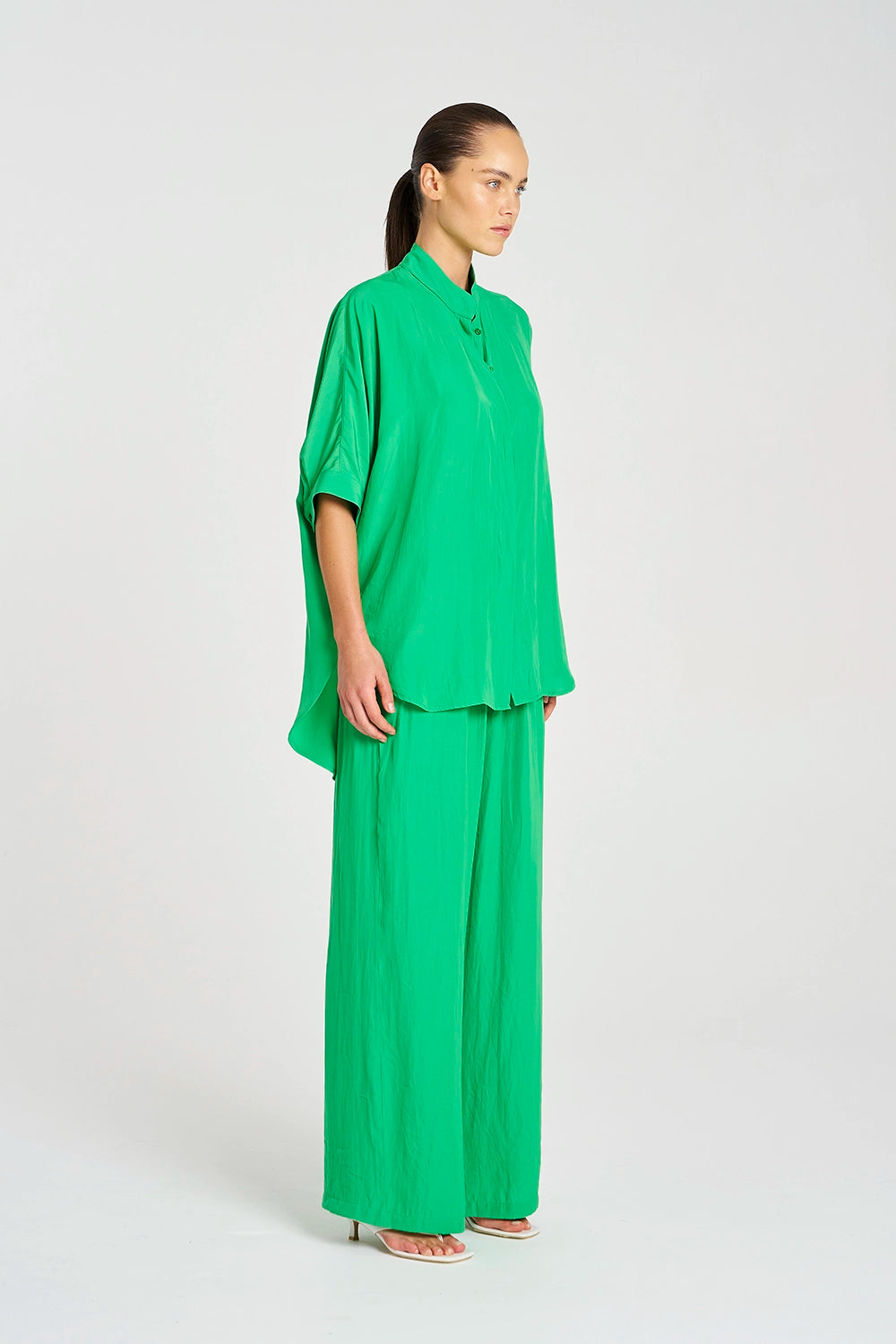 Mela Purdie Villa Overshirt in Palm F67 8801 - Pre-Order September Delivery
