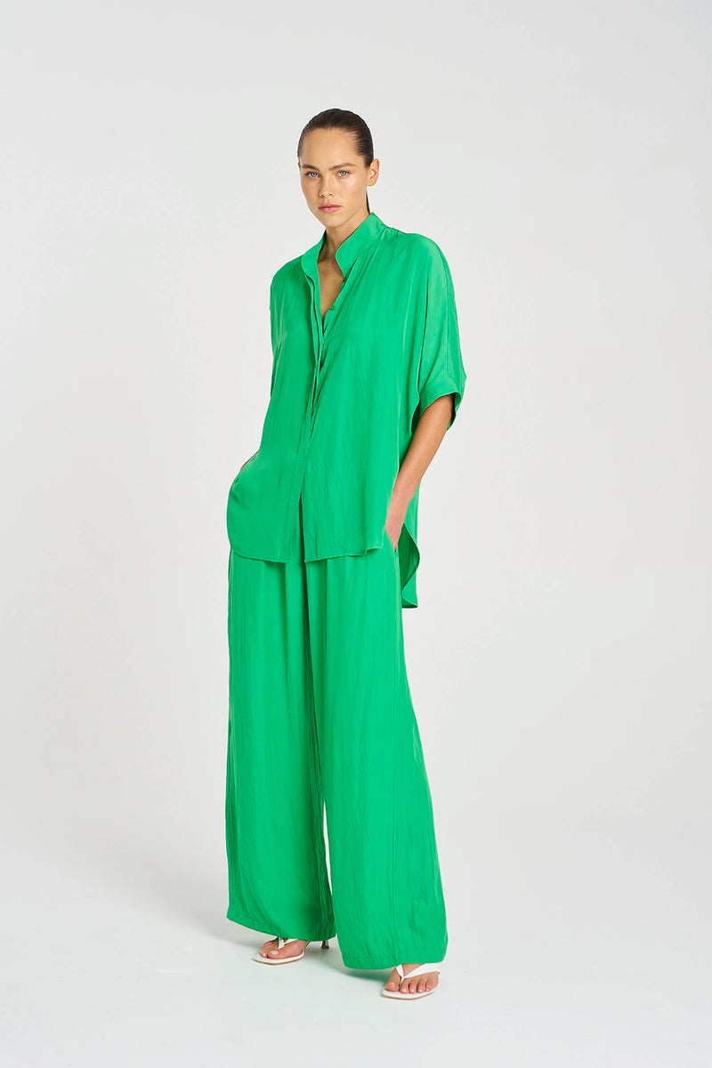 Mela Purdie Villa Overshirt in Palm F67 8801 - Pre-Order September Delivery