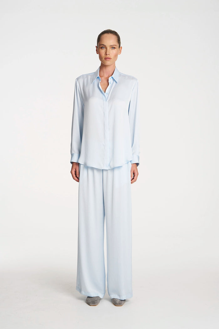 Mela Purdie Soft Shirt in Glacier F619 2822 - Pre-Order May Delivery