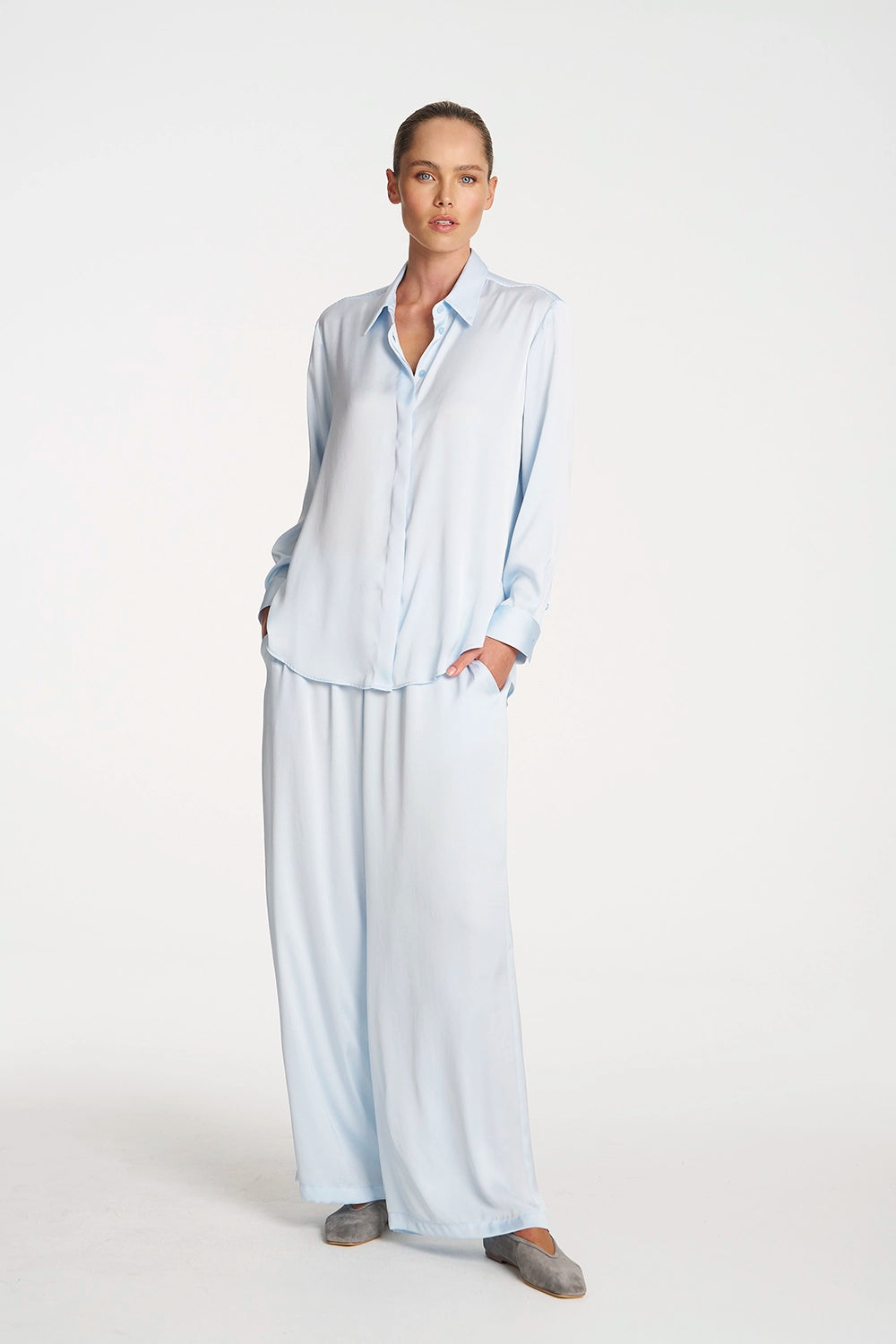 Mela Purdie Soft Shirt in Glacier F619 2822