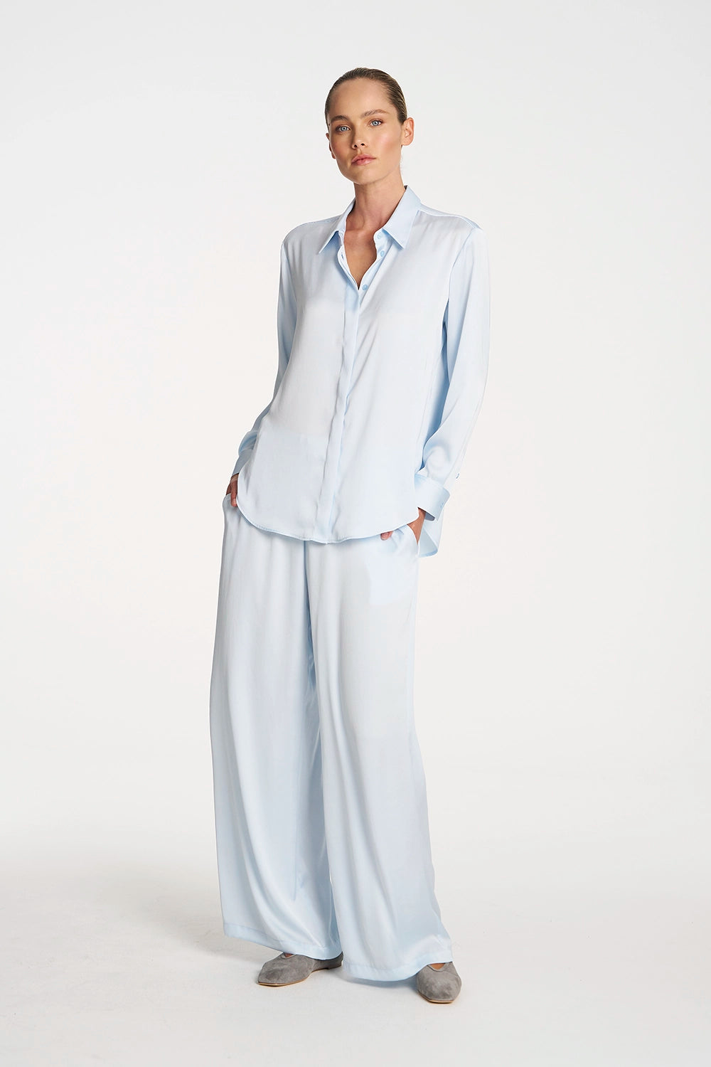 Mela Purdie Soft Shirt in Glacier F619 2822