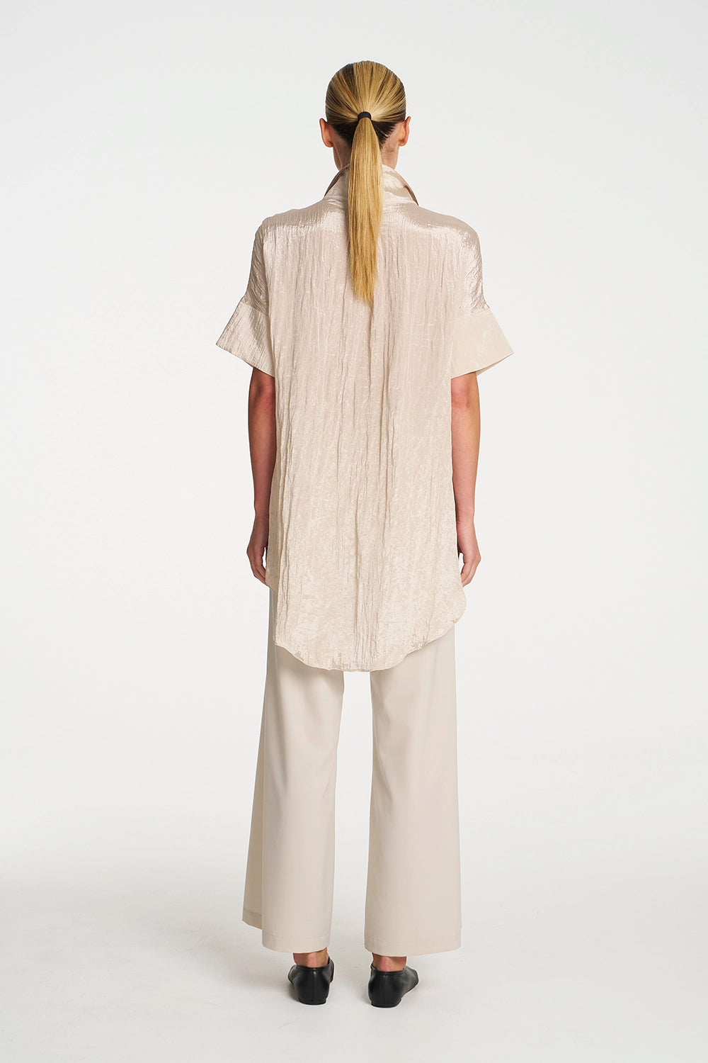 Mela Purdie Funnel Tunic In Prosecco F620 8964 - Pre-Order April Delivery