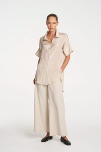 Mela Purdie Funnel Tunic In Prosecco F620 8964 - Pre-Order April Delivery