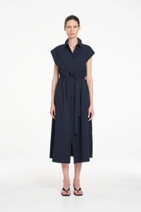 Mela Purdie Slice Shirt Dress in French Navy F65 3075 - Pre-Order October Delivery