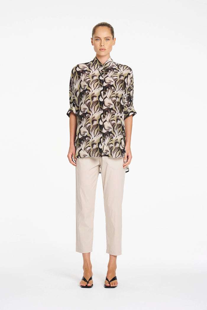 Mela Purdie Villa Overshirt in Bayleaf F864 8801 - Pre-Order September Delivery