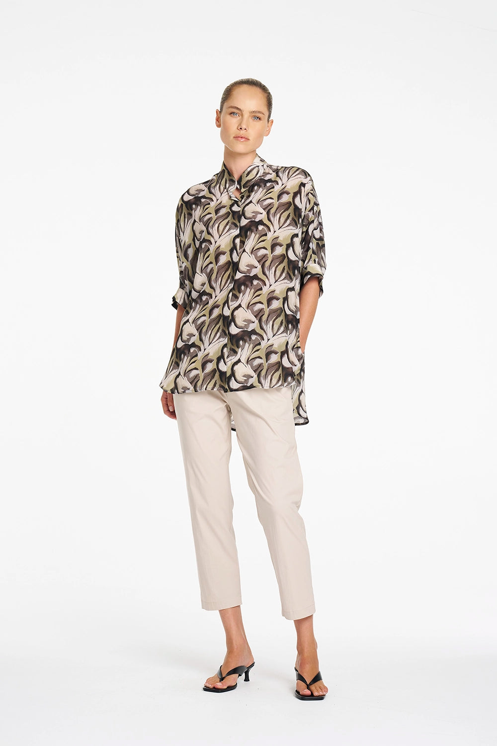 Mela Purdie Villa Overshirt in Bayleaf F864 8801