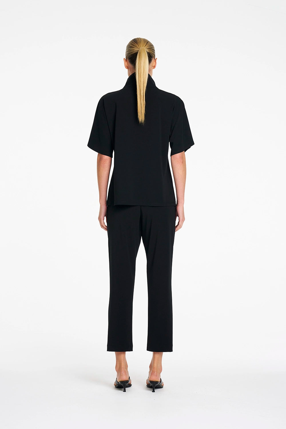 Mela Purdie Powder Zip Pant in Black F007 1989 - Pre-Order September Delivery