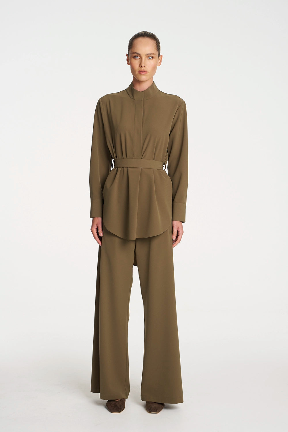 Mela Purdie Cylinder Tunic In Ermine F618 8977