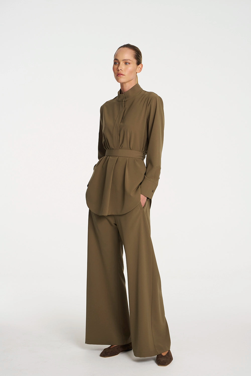 Mela Purdie Suit Pant In Ermine F618 1907  - Pre-Order April Delivery
