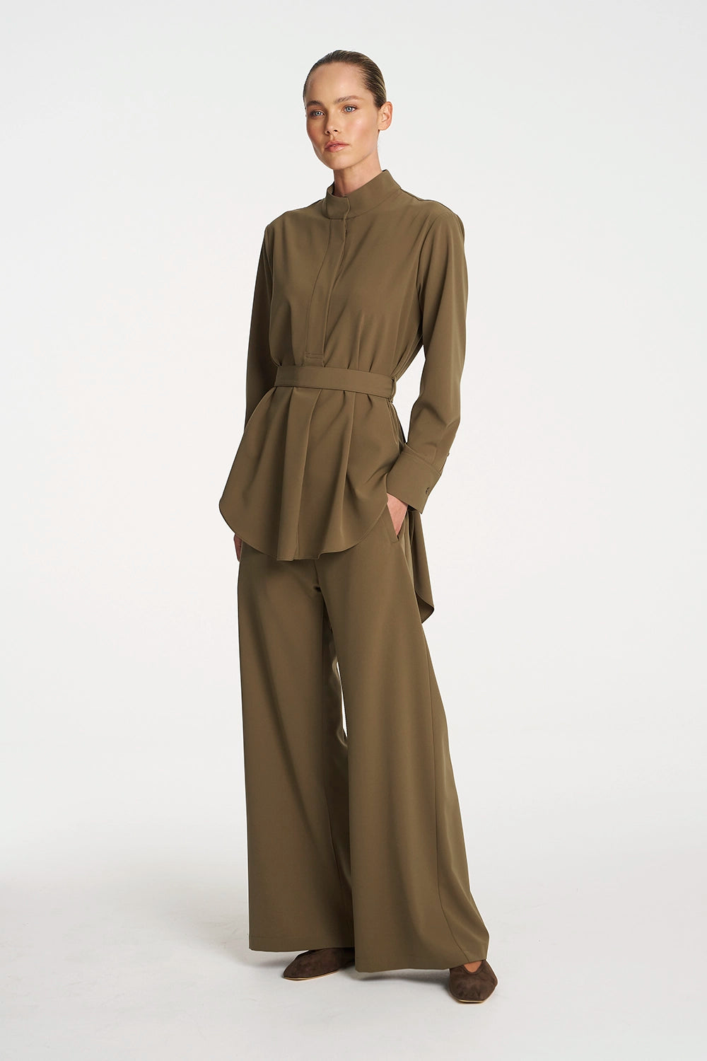 Mela Purdie Cylinder Tunic In Ermine F618 8977