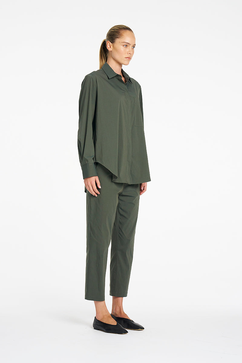 Mela Purdie Saville Shirt in Bayleaf F65 8920