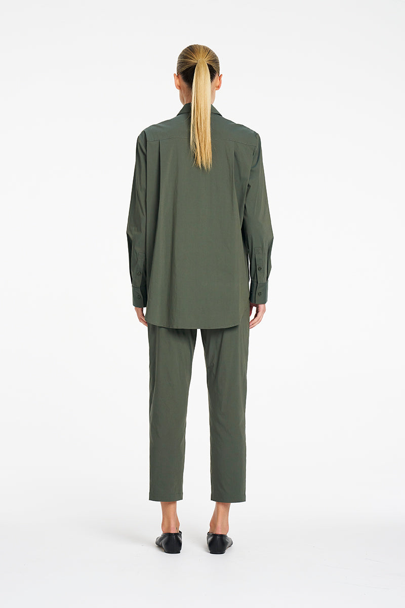Mela Purdie Saville Shirt in Bayleaf F65 8920