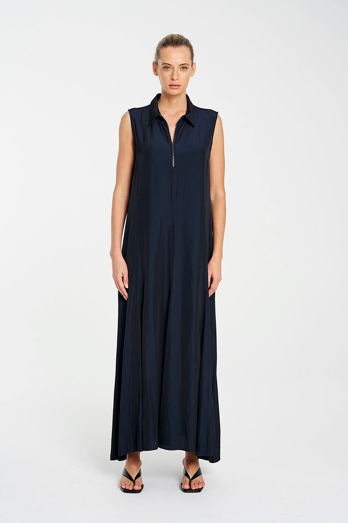 Mela Purdie Flip Maxi Dress In Navy F67 3039