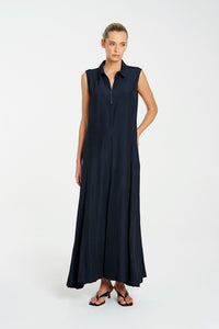 Mela Purdie Flip Maxi Dress In Navy F67 3039