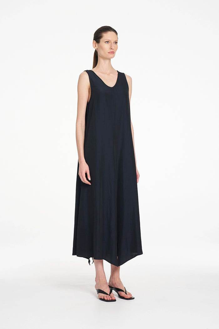 Mela Purdie Soire Dress in Black F67 3073 - Pre-Order November Delivery