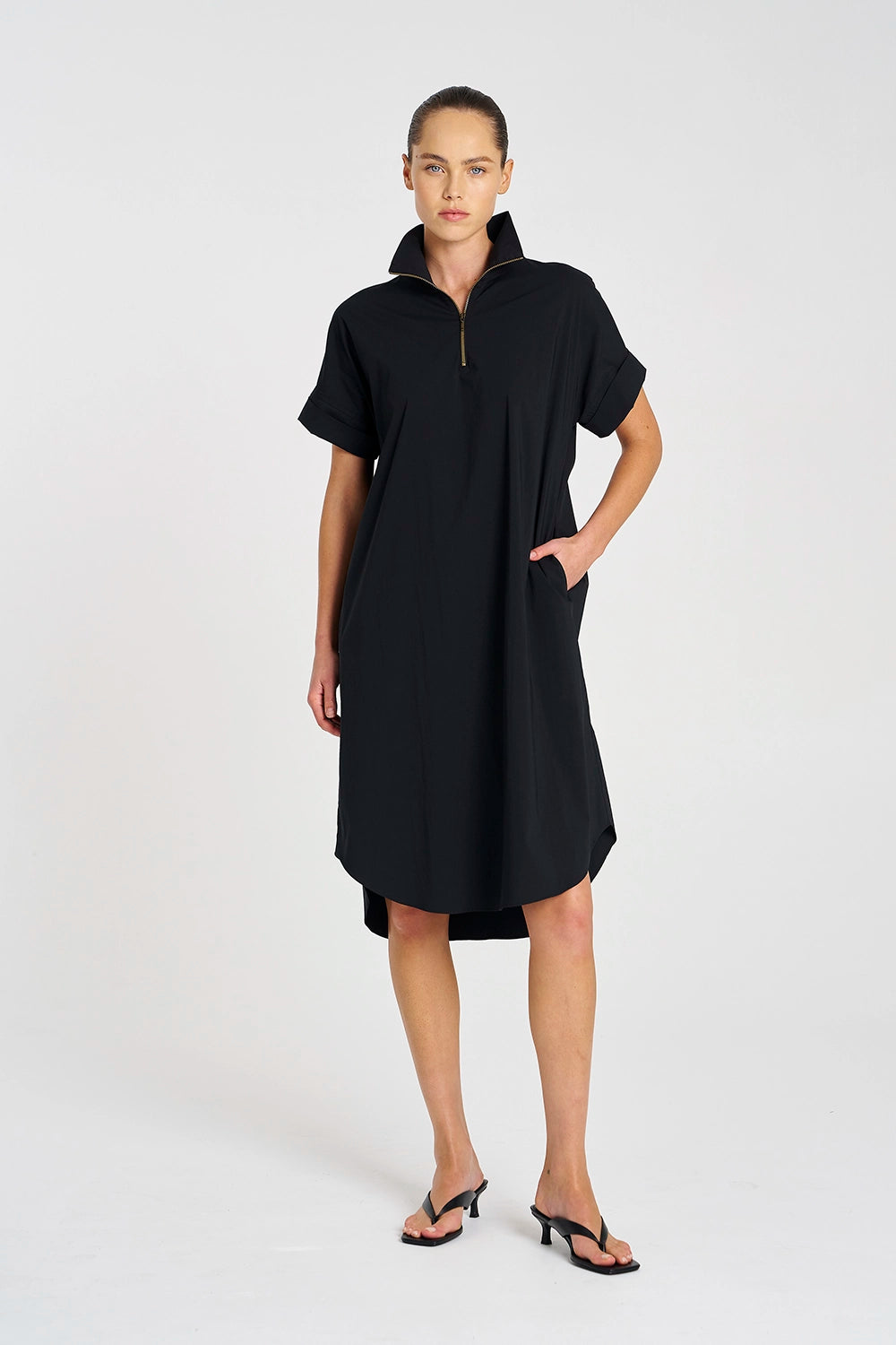 Mela Purdie Half Zip Dress F65 3022
