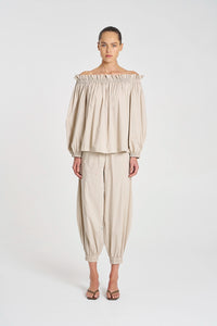 Mela Purdie Moroccan Pant in Biscotti F65 1943