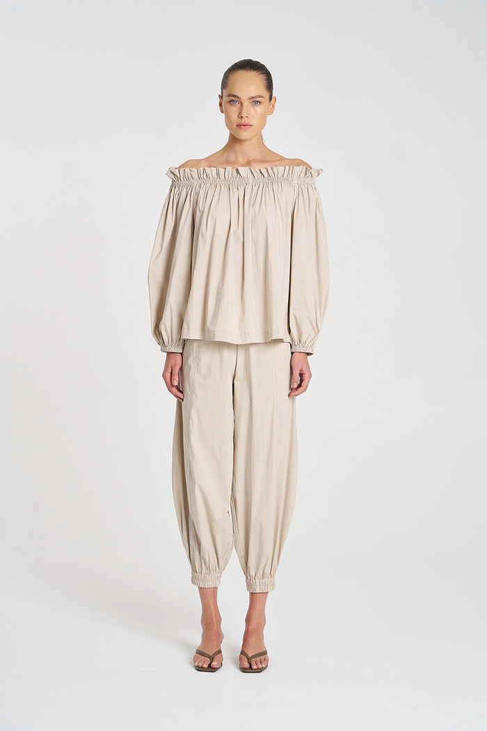 Mela Purdie Breeze Blouse in Biscotti F65 8843 - Pre-Order September Delivery