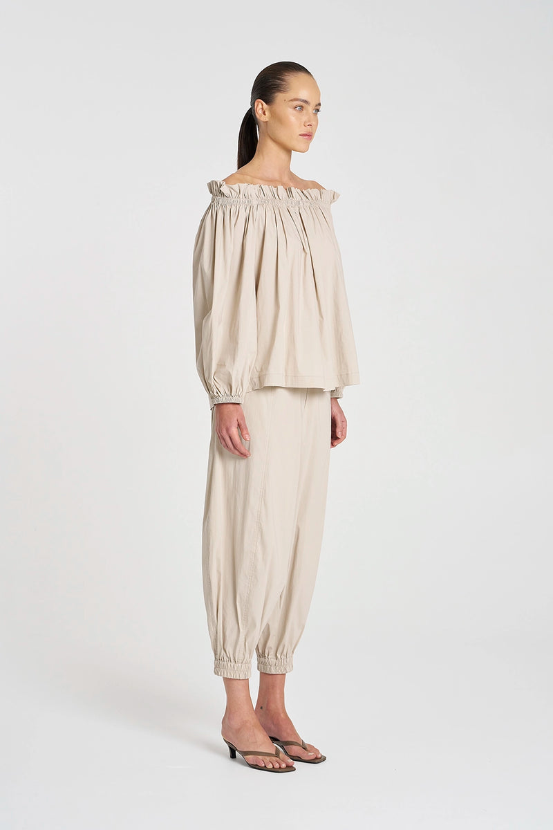 Mela Purdie Moroccan Pant in Biscotti F65 1943 - Pre-Order September Delivery