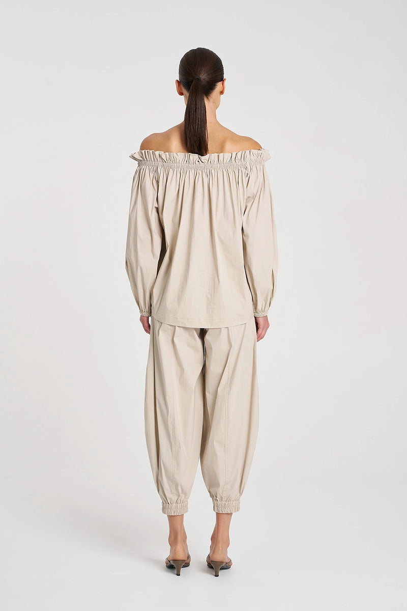 Mela Purdie Moroccan Pant in Biscotti F65 1943 - Pre-Order September Delivery