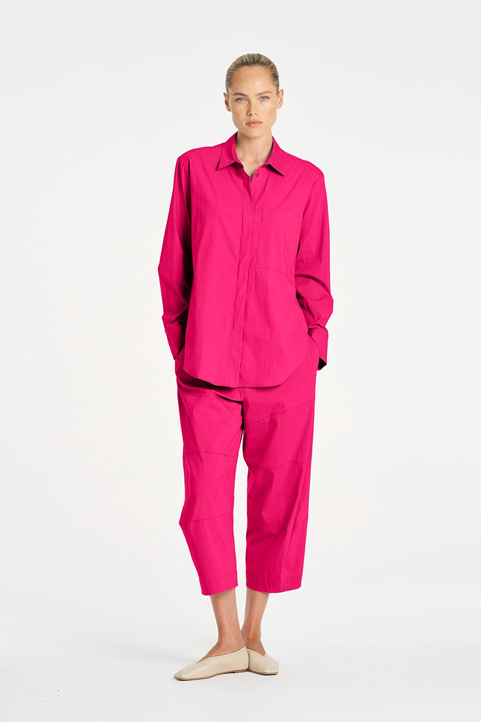 Mela Purdie Saville Shirt in Raspberry F65 8920 - Pre-Order September Delivery