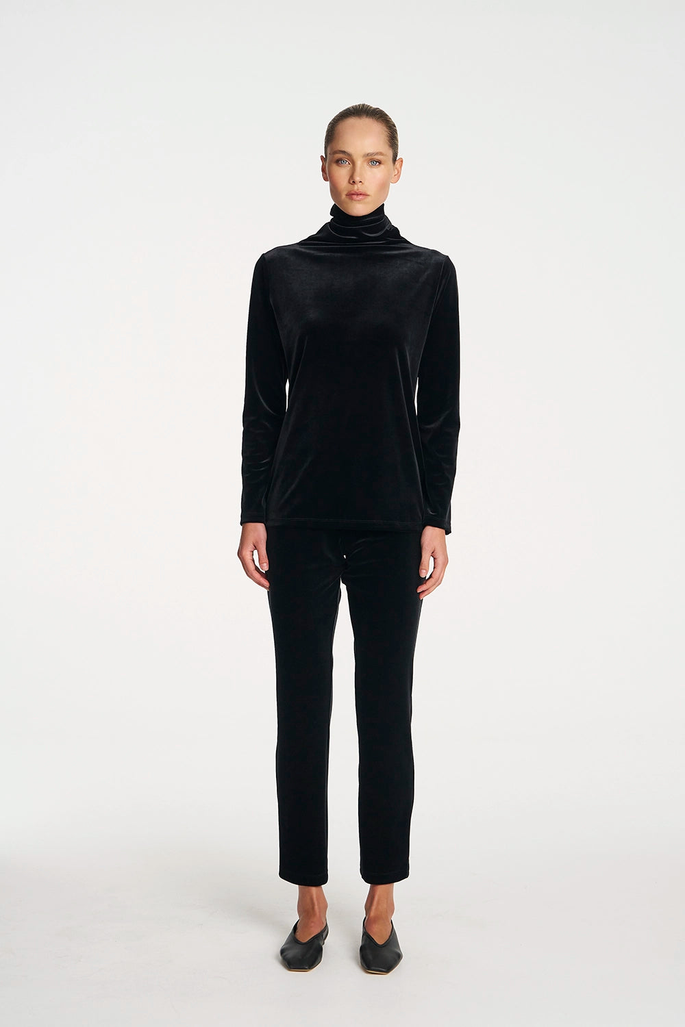 Mela Purdie Funnel Top In Black F310 8888