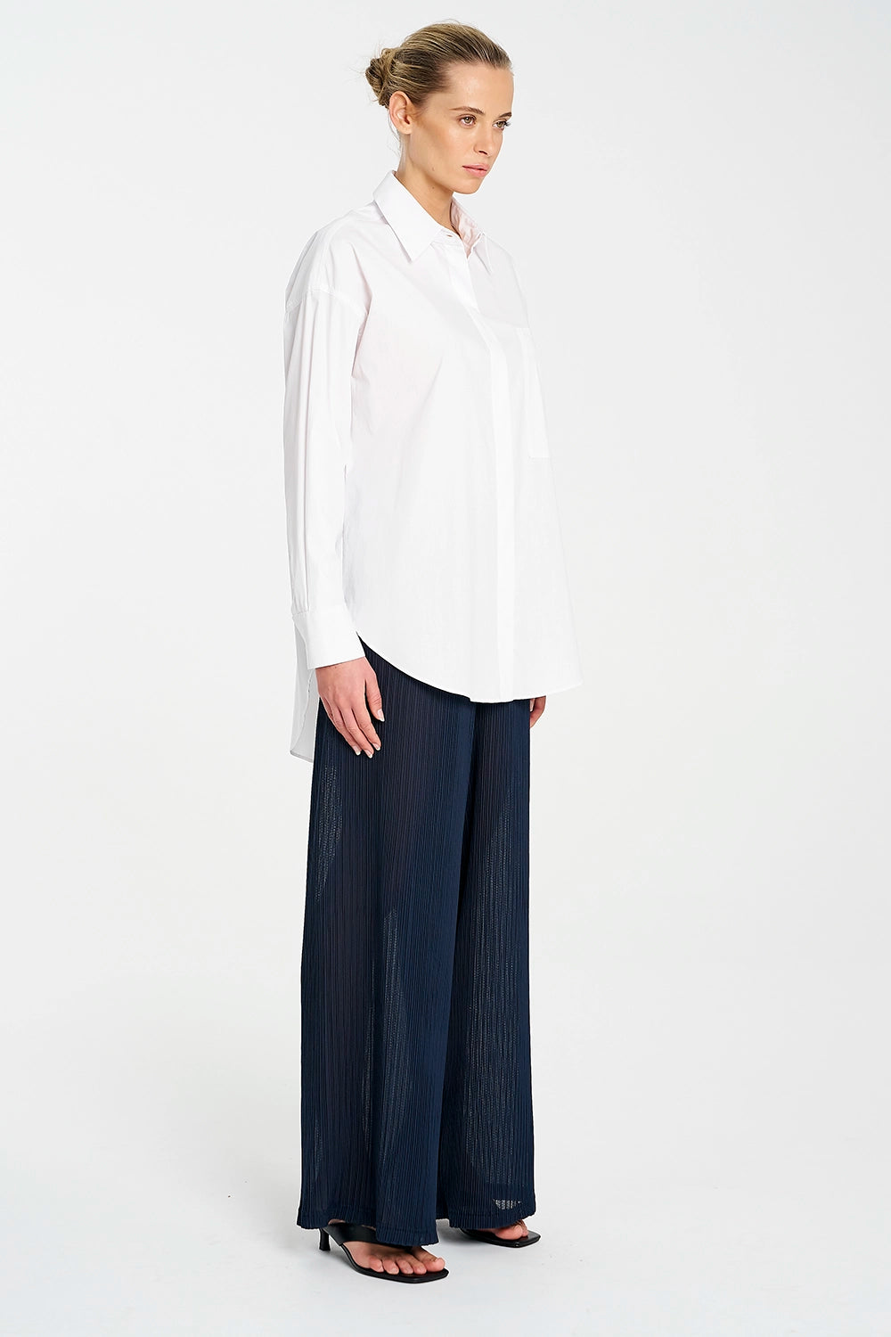 Mela Purdie Miso Pant In Mid Navy F213 1957