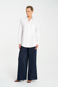 Mela Purdie Miso Pant In Mid Navy F213 1957