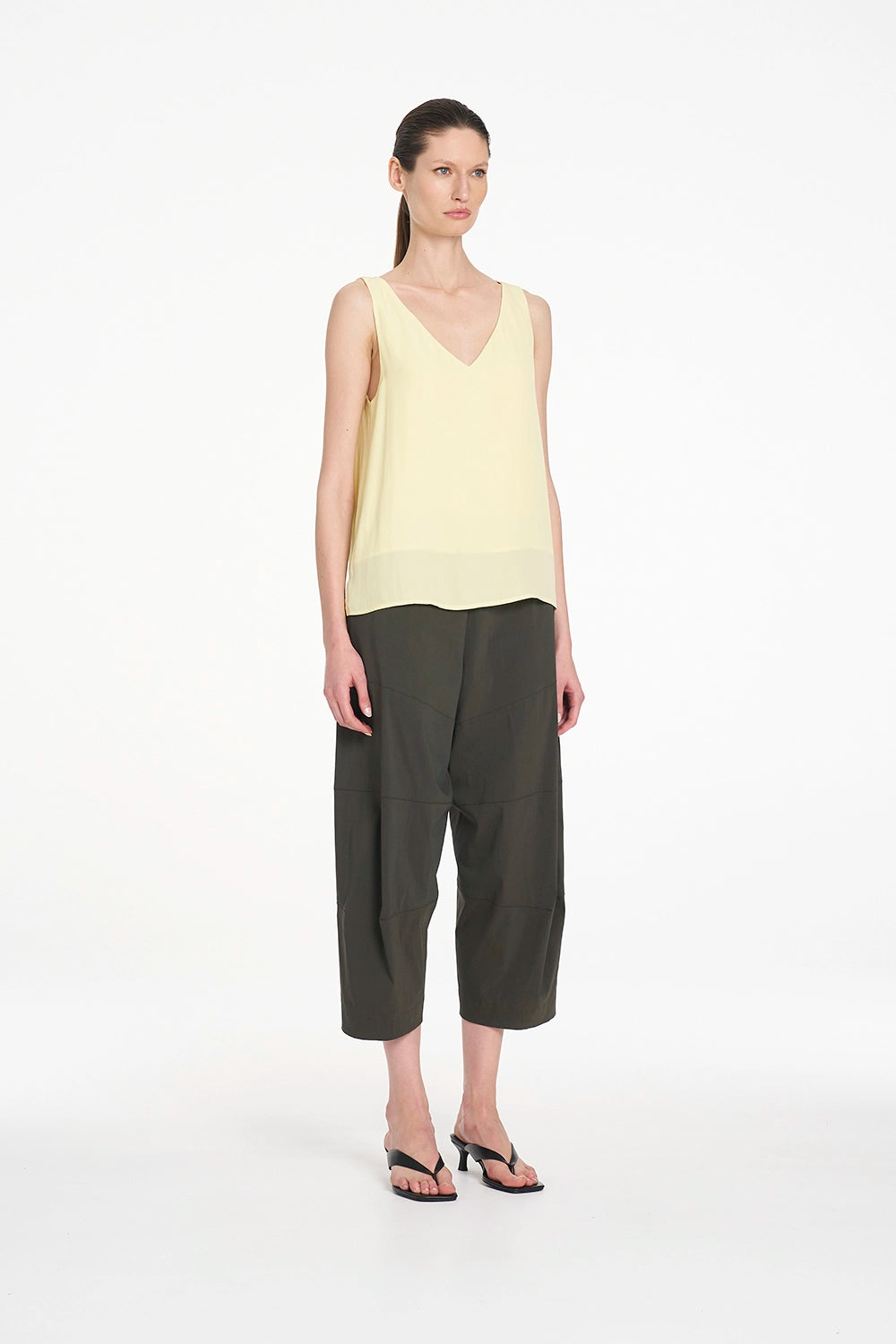Mela Purdie Audrey Tank in Lemon F67 2703 - Pre-Order November Delivery