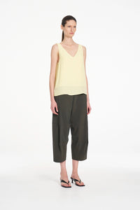 Mela Purdie Audrey Tank in Lemon F67 2703 - Pre-Order November Delivery