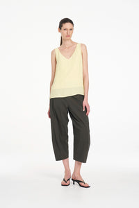 Mela Purdie Audrey Tank in Lemon F67 2703 - Pre-Order November Delivery