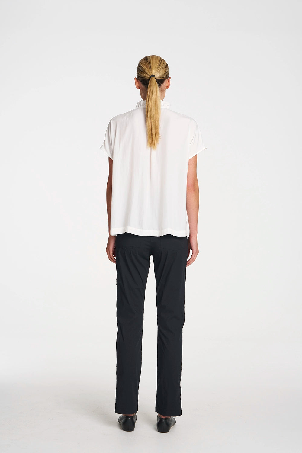 Mela Purdie Lariat Shell in White F67 8986