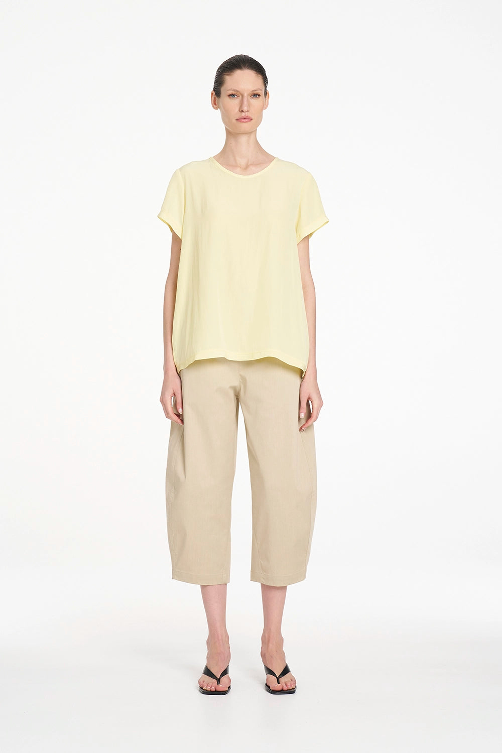 Mela Purdie Travel T in Lemon F67 2203 - Pre-Order November Delivery