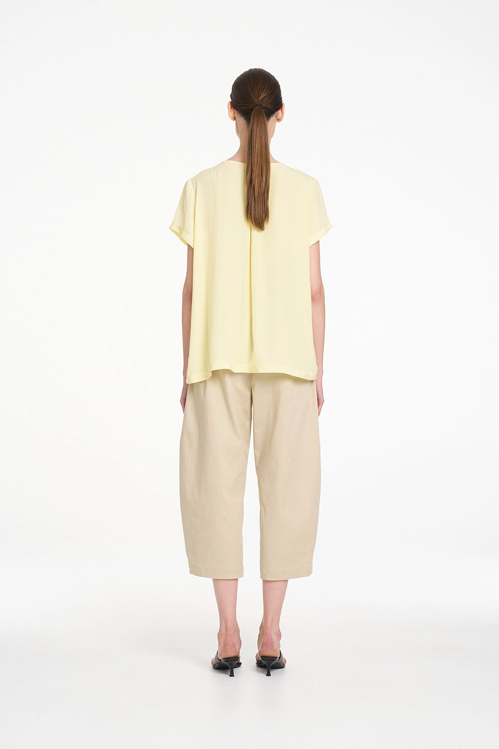 Mela Purdie Travel T in Lemon F67 2203 - Pre-Order November Delivery