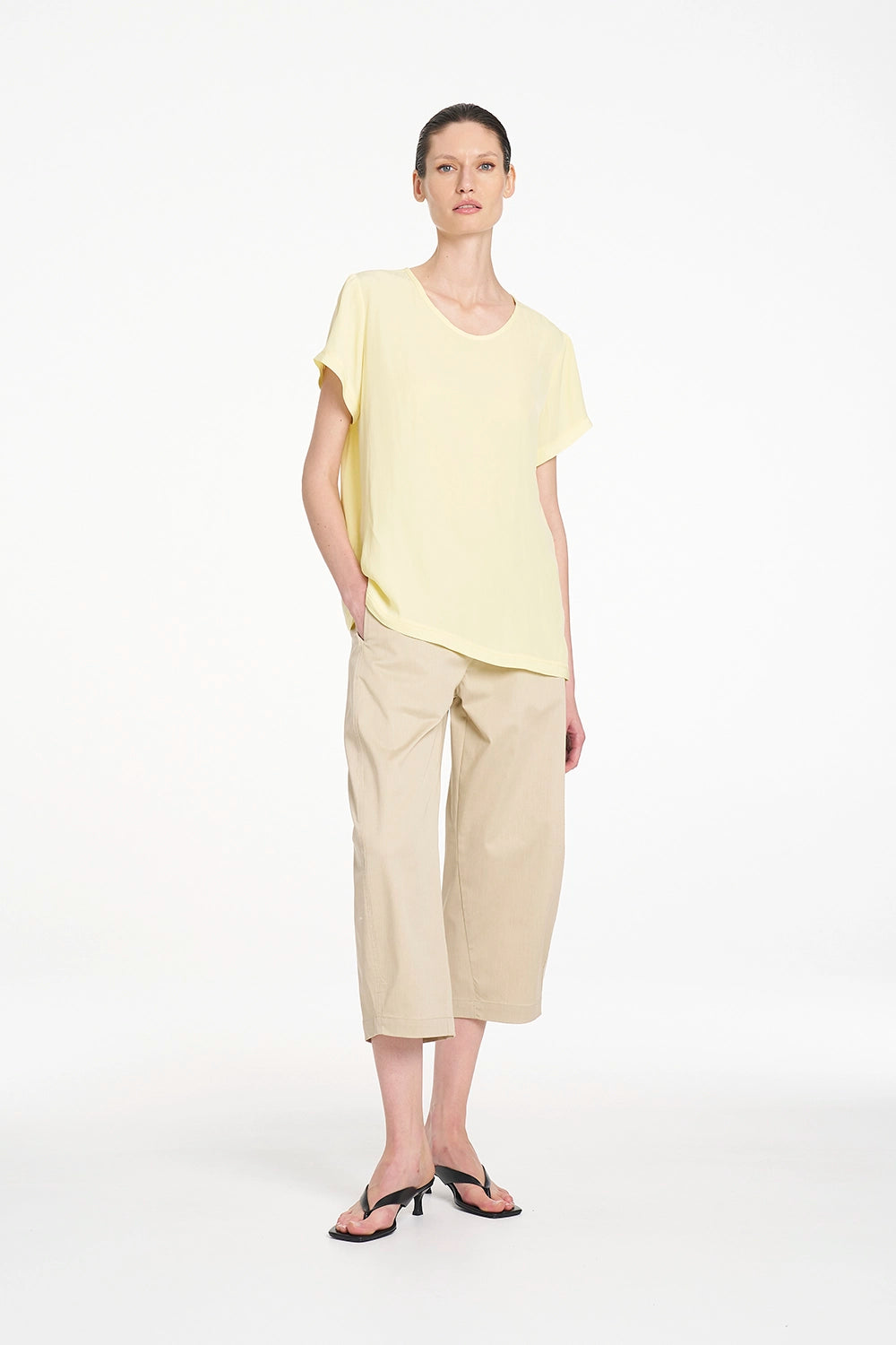 Mela Purdie Travel T in Lemon F67 2203 - Pre-Order November Delivery