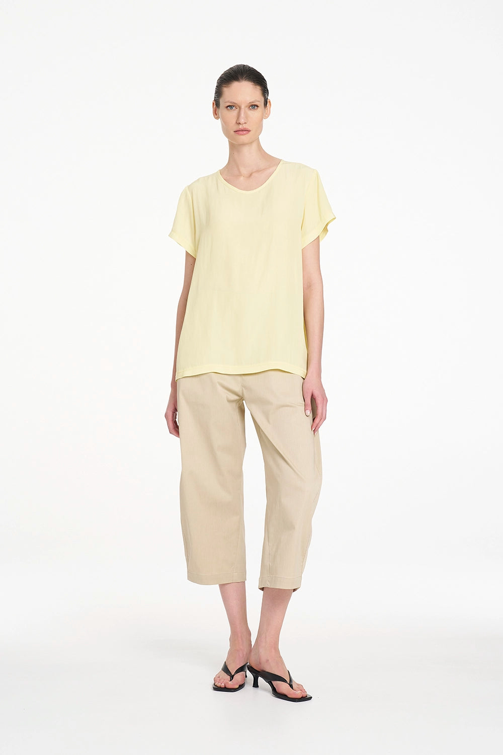 Mela Purdie Travel T in Lemon F67 2203 - Pre-Order November Delivery