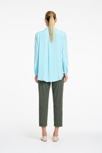 Mela Purdie Single Pocket Shirt in Skygem F67 7741 - Pre-Order August Delivery