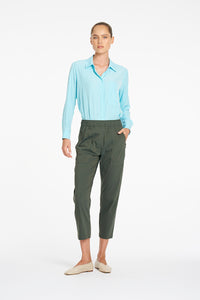 Mela Purdie Single Pocket Shirt in Skygem F67 7741 - Pre-Order August Delivery