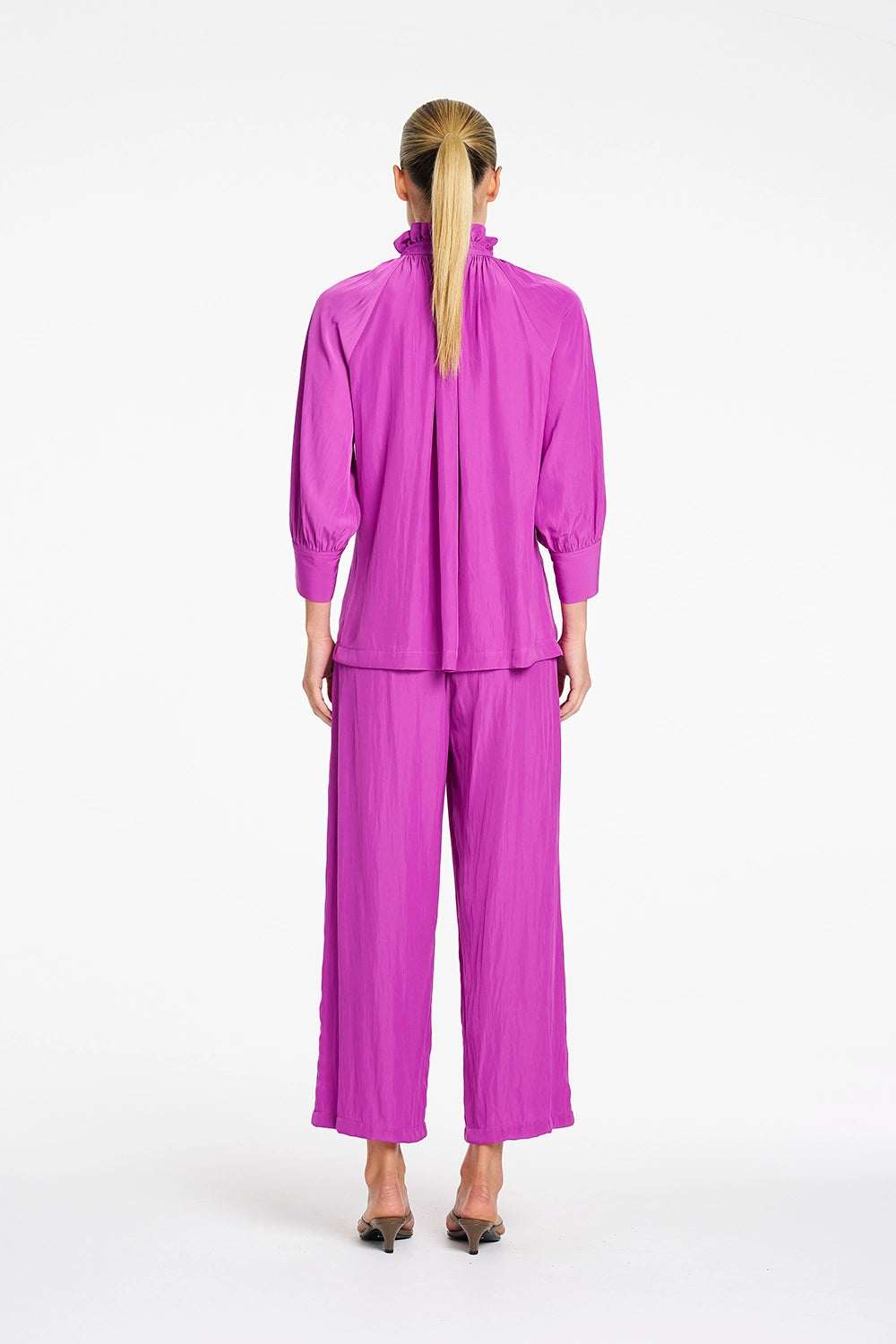 Mela Purdie Roman Blouse in Dahlia F67 80073