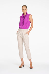 Mela Purdie Rufflet Tank in Dahlia F67 80037 - Pre-Order September Delivery