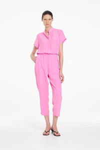 Mela Purdie Soft Stand Shirt in Vivid Pink F67 8629 - Pre-Order November Delivery
