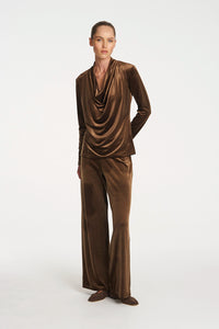 Mela Purdie Palazzo Pant In Nutmeg F310 1777 - Pre-Order April Delivery