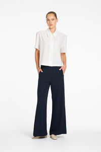 Mela Purdie Crop Shirt in Chalk F618 4244 - Pre-Order August Delivery