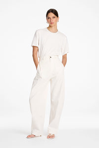 Mela Purdie Box Tee in White F01 8726