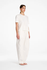Mela Purdie Box Tee in White F01 8726