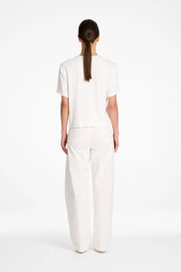 Mela Purdie Box Tee in White F01 8726