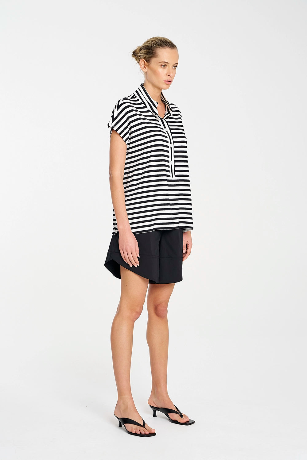 Mela Purdie Curve Shorts in Black F65 1954 - Pre-Order December Delivery