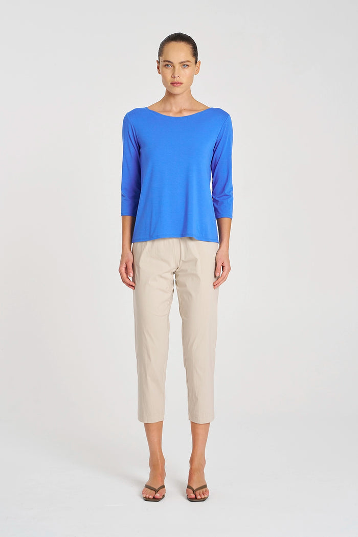 Mela Purdie Relaxed Boat Neck in Miami F01 2630 - Pre-Order September Delivery